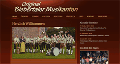 Desktop Screenshot of biebertaler.com